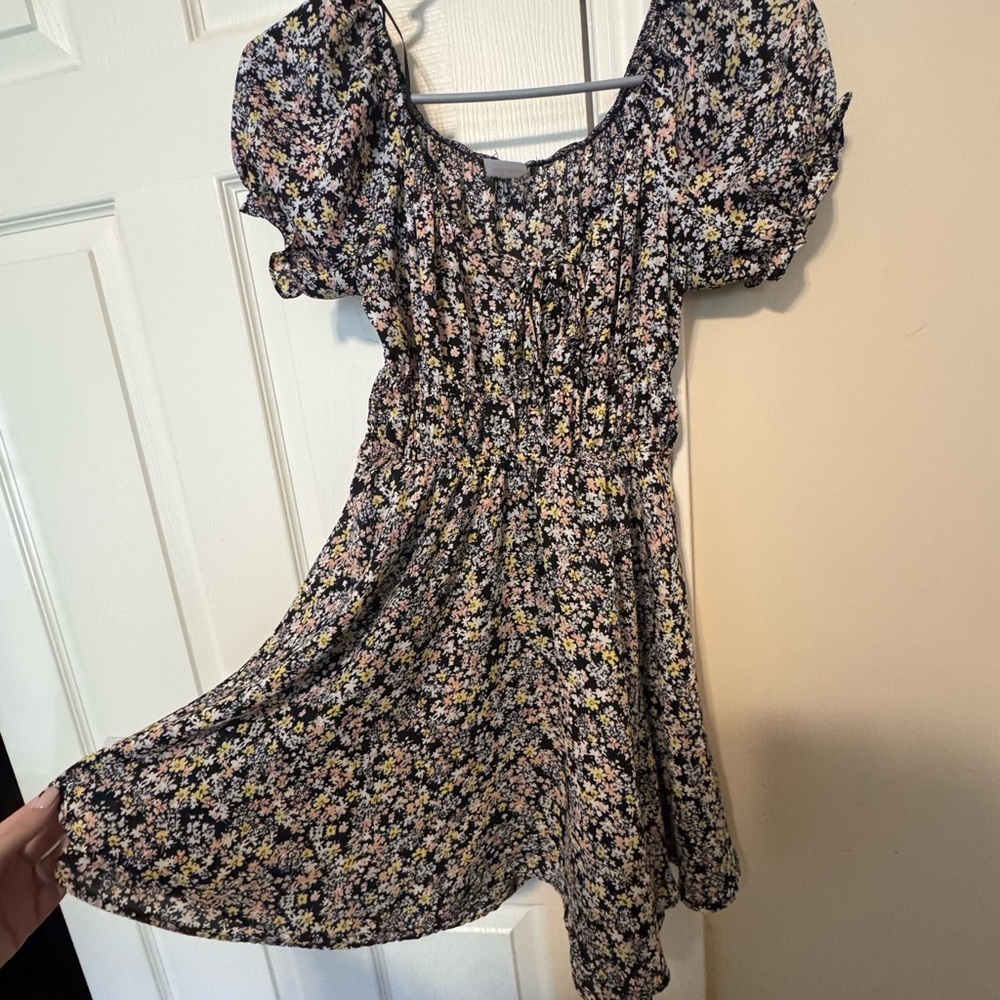 Floral Puff Sleeve Dress
